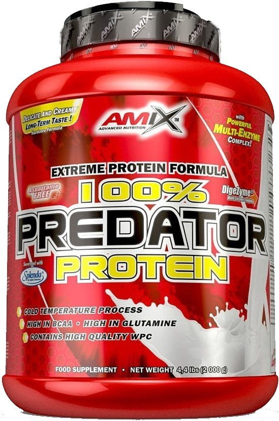 Syrovátkový proteinový prášek Amix 100% Predator 2kg banán