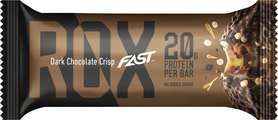 Proteinová tyčinka Fast Rox 55g Dark Chocolate Crisp