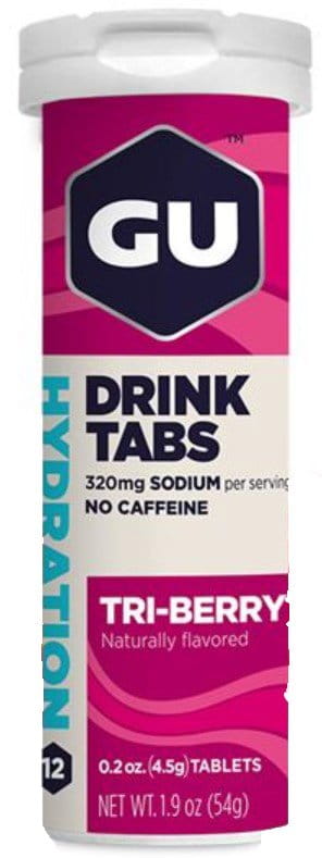Šumivé tablety GU Hydration Drink Tabs 54g Lesní plody