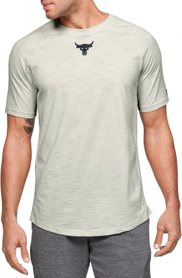 Pánské tričko s krátkým rukávem Under Armour Project Rock Charged Cotton