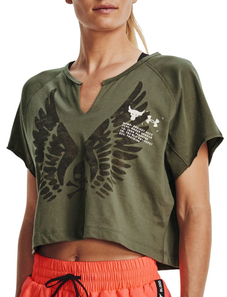 Dámské tričko s krátkým rukávem Under Armour UA Projct Rock Wings SSV