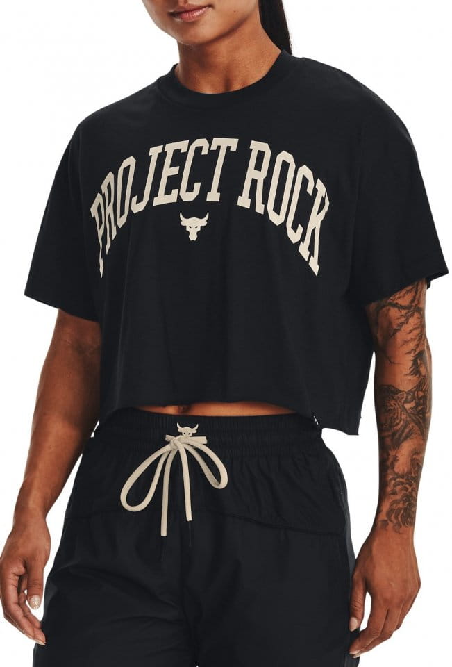Dámské zkrácené tričko s krátkým rukávem Under Armour Project Rock
