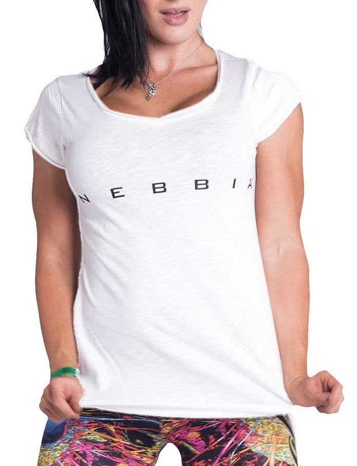 Dámské fitness tričko s krátkým rukávem Nebbia Fit