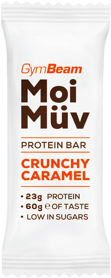 Proteinová tyčinka GymBeam MoiMüv 60g křupavý karamel