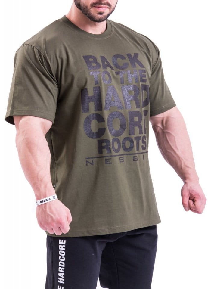 Pánské fitness tričko s krátkým rukávem Nebbia Hard