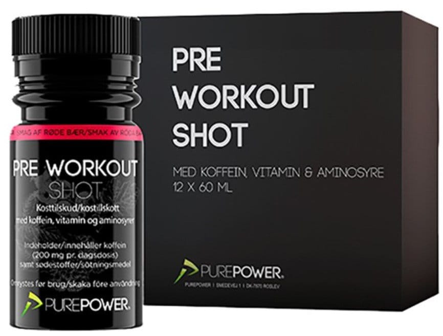 Předtréninkový nápoj Pure Power Pre Workout Shot 60ml