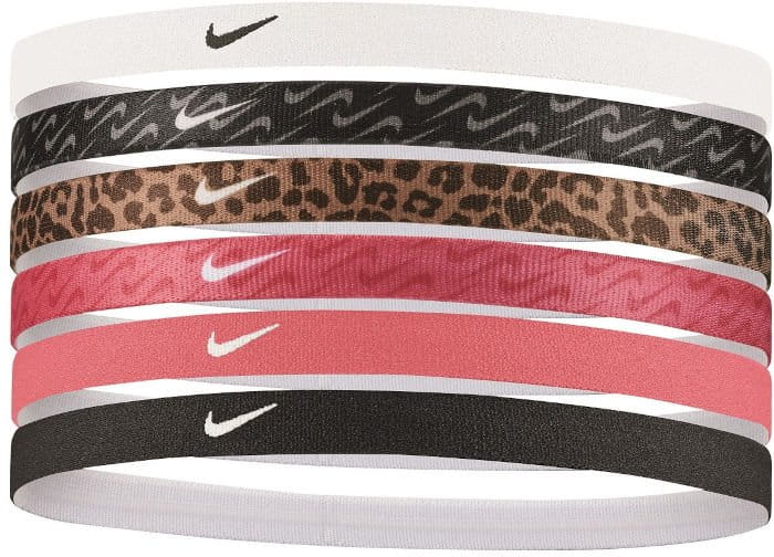Sportovní čelenka Nike Swoosh (6 kusů)