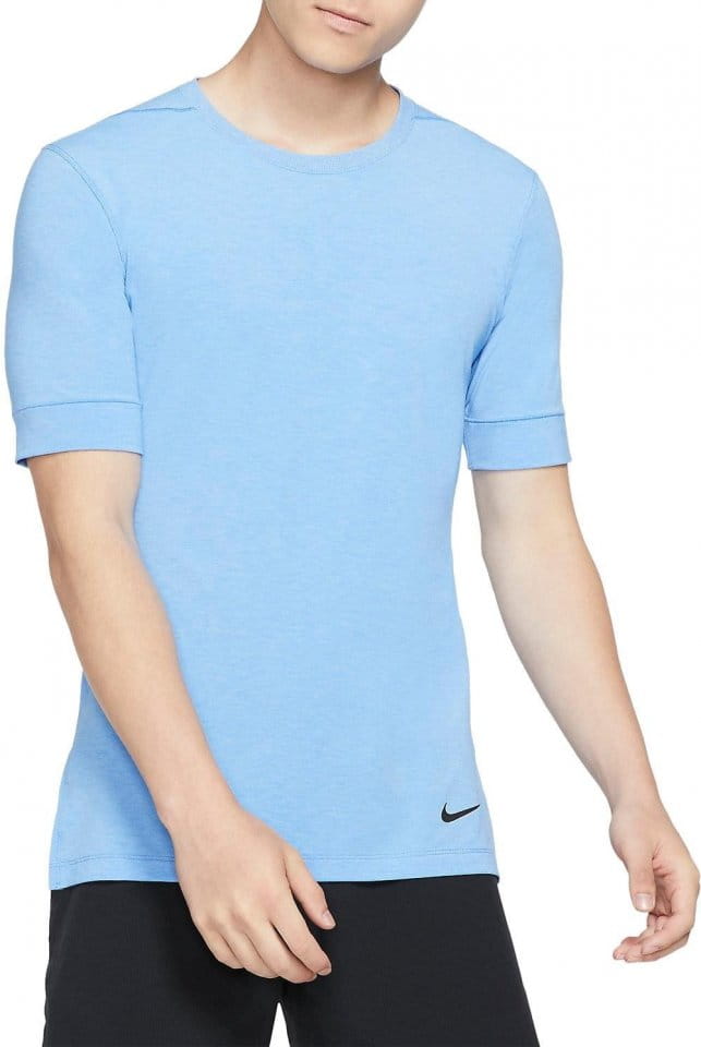 Pánský tréninkový top s krátkým rukávem na jógu Nike Dri-FIT