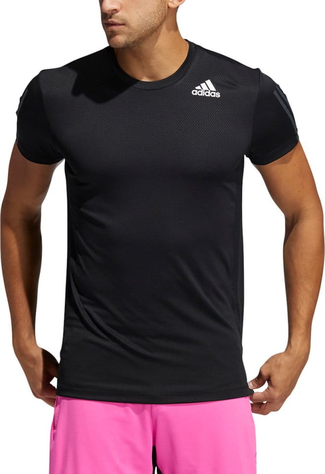 Pánské tréninkové tričko s krátkým rukávem adidas HEAT.RDY 3-Stripes