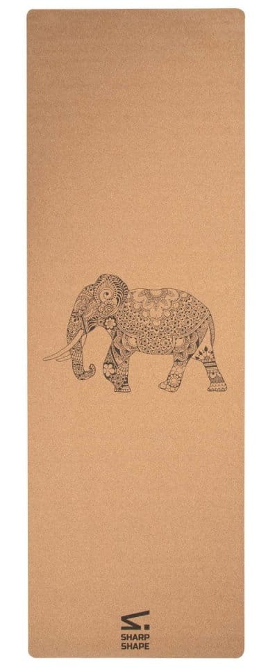 Korková cestovní podložka na jógu Sharp Shape Elephant