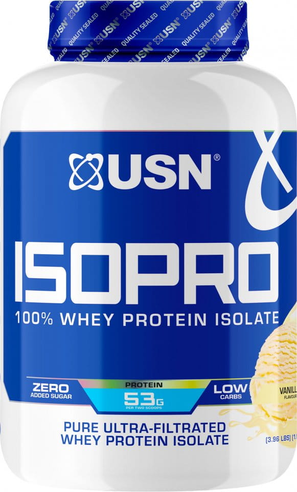 Proteinový prášek USN IsoPro Whey Protein Isolate 1,8 kg vanilka