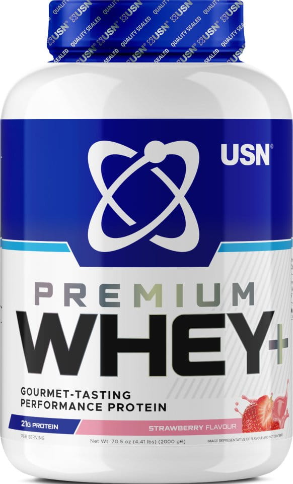 Protein USN Premium WHEY+ jahoda 2 kg