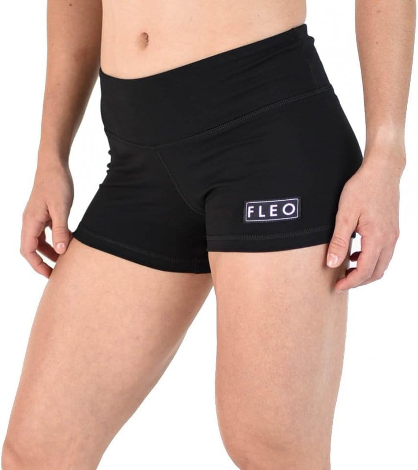 Dámské fitness šortky Fleo Black 3.25