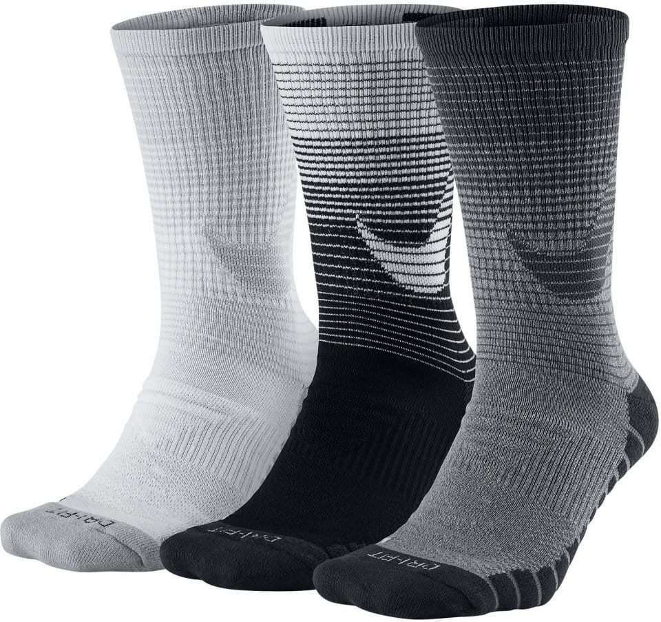 Tři páry ponožek Nike Performance Cushioned Crew HBR